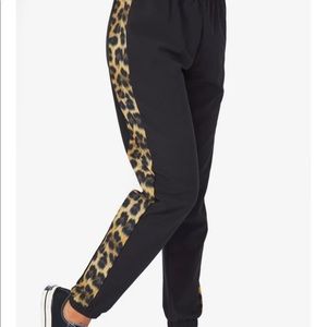 Leopard Goals Ripstop Track Pant by Terez